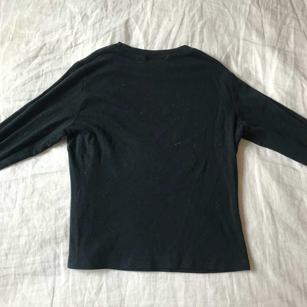 ☘️🍋AC/DC logo long sleeved tee black/white - Picture 2 of 7